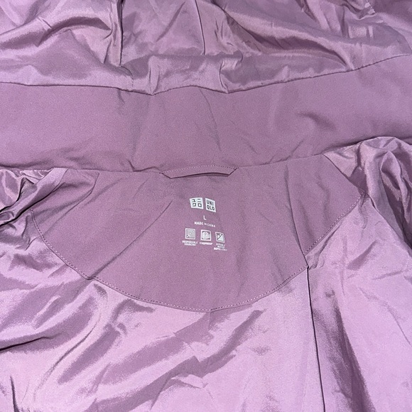 🔥🔥🔥NEW Uniqlo Lavender Purple Puffer Seamless Down Parka Jacket - Picture 3 of 8